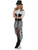 Women's Black And White Steampunk Saloon Gal Costume