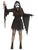 Black Glitter Ghost Face Women's Costume