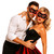 Adult's Red Light Up E.L. Party Wire LED Masquerade Mask