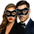 Adult's White Light Up E.L. Party Wire LED Masquerade Mask