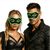 Adult's Green Light Up E.L. Party Wire LED Masquerade Mask