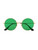 Adult Green Hippie Glasses Costume Accessory