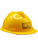 Yellow V-Shape Construction Helmet With Adjustable Headband Costume Accessory
