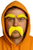 Adult's Forest Guardian Yellow Facial Hair Costumes Accessory Set