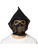Wasteland Cyber Mask, With Cowl, Latex Costume Accessory