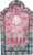White Skull RIP Foam Tombstone Decoration