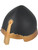 Adult's Black Warrior Helmet Costume Accessory