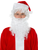 Santa Claus Wig And Beard Costume Accessory Set