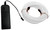 Party Wire White 5.0mm EL Wire With DC3V 3-Mode Inverter 3 Meter Length