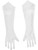 Adult's Super Mario Brothers Princess Peach Gloves Costume Accessory