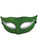 Green Glitter Style Venetian Mardi Gras Half Mask Costume Accessory
