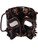 Adults Steampunk Robot Venetian Bronze Mask Costume Accessory