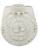 Jumbo Police Costume Accessory Silver Sheriff Badge