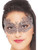 Adults Dark Grey Gray Masquerade Lace Venetian Eye Mask