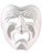 New Halloween Costume Unisex Sad White Tragedy Theatrical Mask