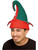 Christmas Red And Green Elf Festive Hat With Bells Costume Accessory