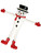 New Snowman Christmas Toy Bendable Figure Decoration