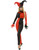 Womens Sexy Red & Black Harley Quinn Style Costume