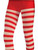 Women's Sexy Striped Red White Striped Stockings Costume Accessory