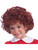 Orphan Annie Child's Kids Bright Red Curly Costume Dress Up Wig