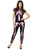 Womens Sexy Black and Pink Skeleton Leggings and T-Shirt Costume Set