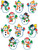 4 Sheets Of Snowman Stickers Christmas Holiday Decorations 4.75" x 7.5"