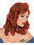 Womens Red 1950s Retro Rockabilly Rock Star Viv Costume Accessory Wig