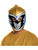 Childs Mighty Morphin Power Rangers Gold Vacuform Mask Costume Accessory