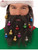 Brown Santa Beard With Christmas Ornaments Festive Holiday Costume Accessory