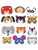 Set of 12 New Halloween Costume Party Foam Animal Masks