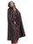 Adult Black Extra Long Hooded Masquerade Costume Cape