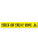 Trick Or Treat Zone Party Tape Halloween Decoration 3" x 20' Caution Tape