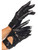 Adult's Black Sexy Motorcycle Cat Claws Fingernail Gloves Costume Accessory
