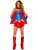 Womens Deluxe DC Comics Sexy Supergirl Corset With Skirt Costume Set