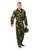 Adult Men's Top Gun Camouflage Fighter Pilot Jumpsuit Costume