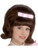 50s Doo Wop Costume Brown Sock Hop Bouffant Wig