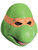 Overhead Latex Adult Teenage Mutant Ninja Turtles Michelangelo Costume Mask