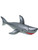 40" Silver Inflatable Ocean Beach Hawaiian Luau Shark Toy Decoration