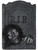 21" x 13.5" Spooky Scary Zombie R.I.P. Tombstone Graveyard Halloween Decoration