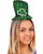 Green St. Patrick's Day Shamrock Sequin Mini Top Hat On Head Band