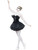 Womens Sexy Gothic Black Swan Masquerade Balet Dance Dress Costume