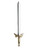 New Renaissance Crusader Warrior King Costume Toy Sword