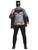 Adult's Mens Batman Dawn Of Justice Shirt With Cape And Mask Costume