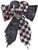 Large Red Black Jester Creepmas Bow Wall Door Christmas Halloween Decoration