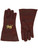Adults Deluxe Brown Medieval Renaissance Knight Costume Gold Lion Gloves