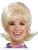 Adult Florence Henderson Blonde Groovy Mom Costume Wig