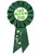 3.25" x 6.5" Luck Of The Irish Rosette Button Ribbon St Patricks Day Accessory