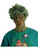 Adult Grey and Green Biohazard Zombie Costume Wig