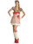 Women's Deluxe Ms Sock Monkey Dress Costume