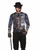 Adult's Mens Futuristic Steampunk Gentleman Printed Costume Sublimation Shirt